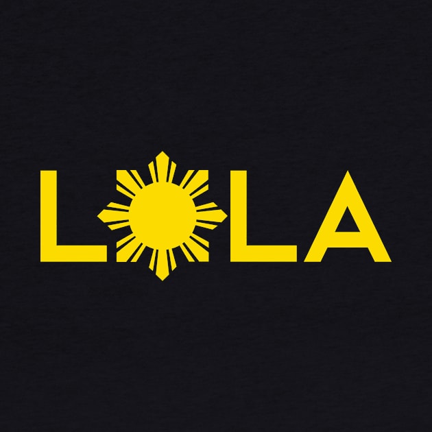 Lola - Grandmother - Filipino Flag Sun by PixelTim